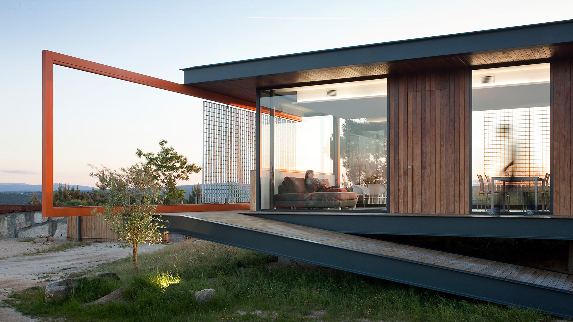 Diseño O Chafarico refugio Ourense Galicia